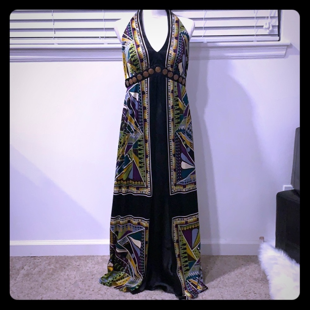 Beautiful long summer halter dress